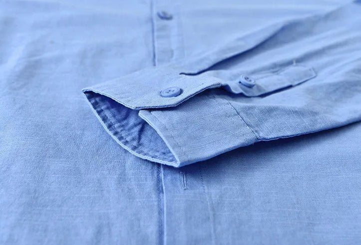 Retro loose fit casual spring shirt for casual outfit - Antonios