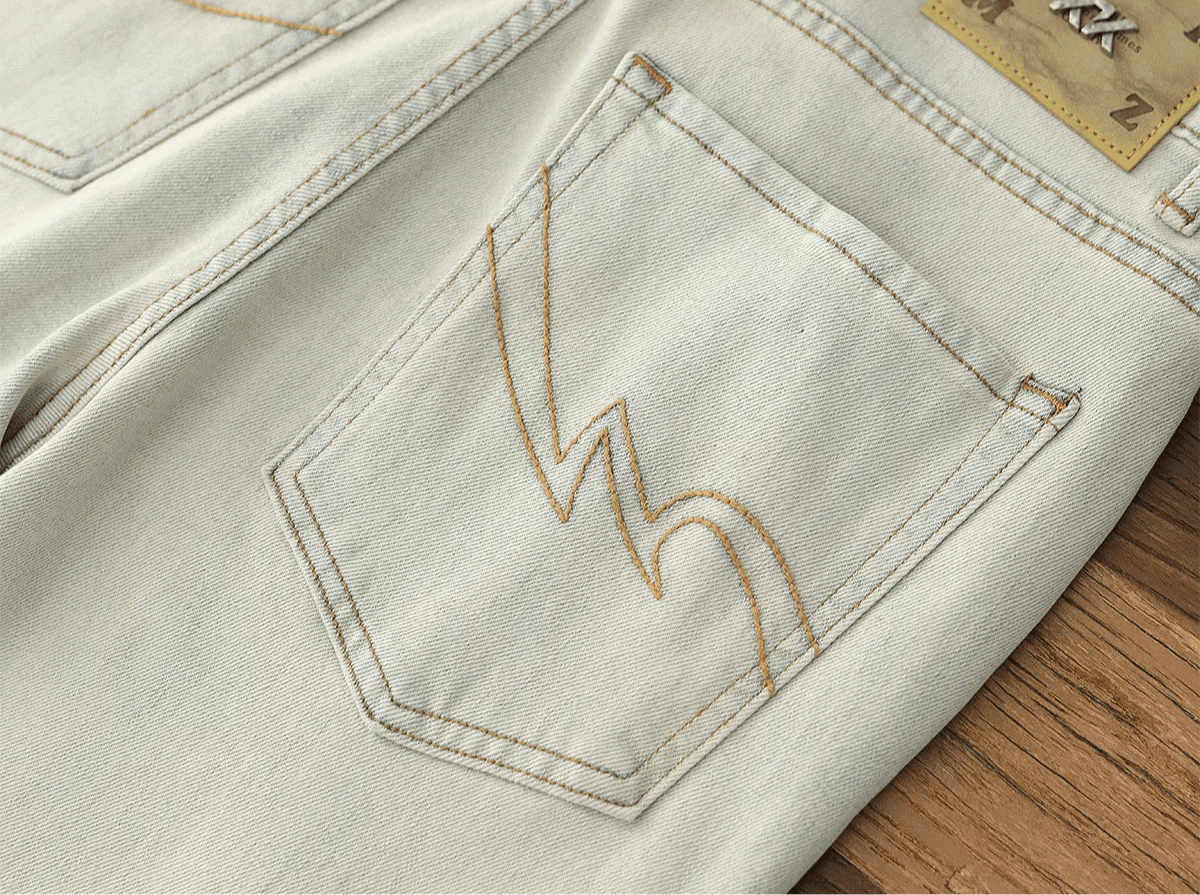 Retro micro - elastic casual pants - Antonios