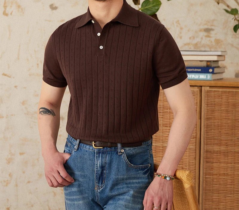 Retro old money summer t-shirt - Antonios