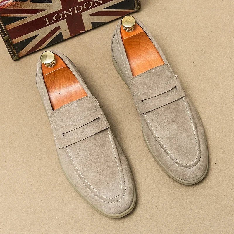 Retro pointed penny loafer - Antonios