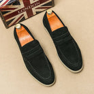 Retro pointed penny loafer - Antonios