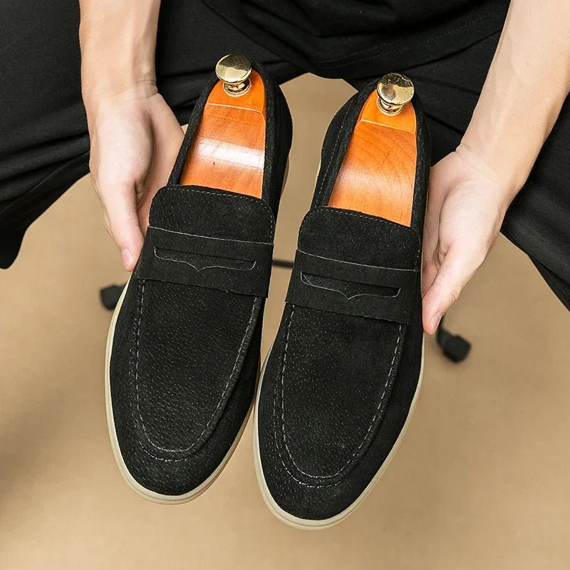 Retro pointed penny loafer - Antonios