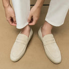 Retro pointed penny loafer - Antonios