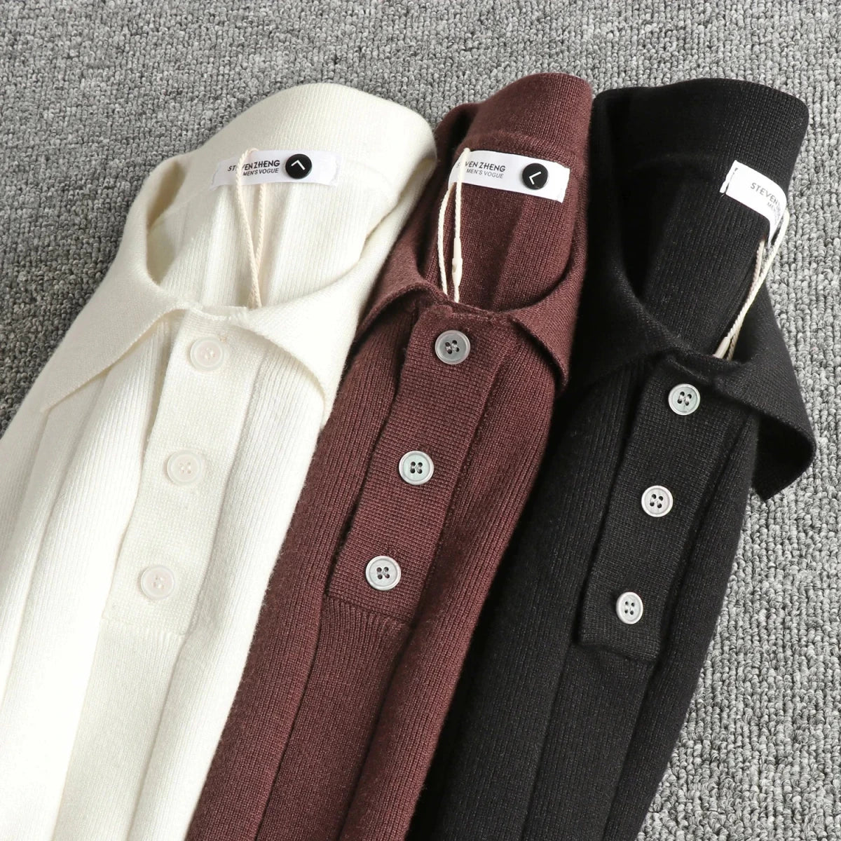 Retro polo striped sweater - Antonios