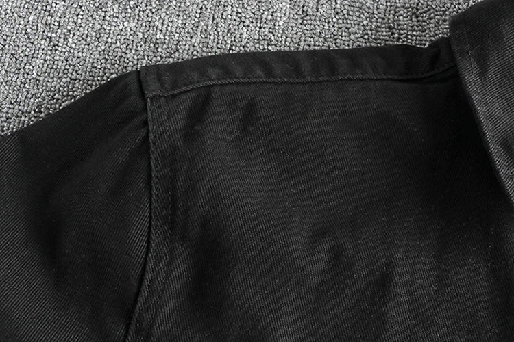 Retro thick cargo long - sleeve shirt - Antonios