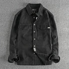 Retro thick cargo long - sleeve shirt - Antonios