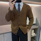 Retro v - shape winter cardigan - Antonios