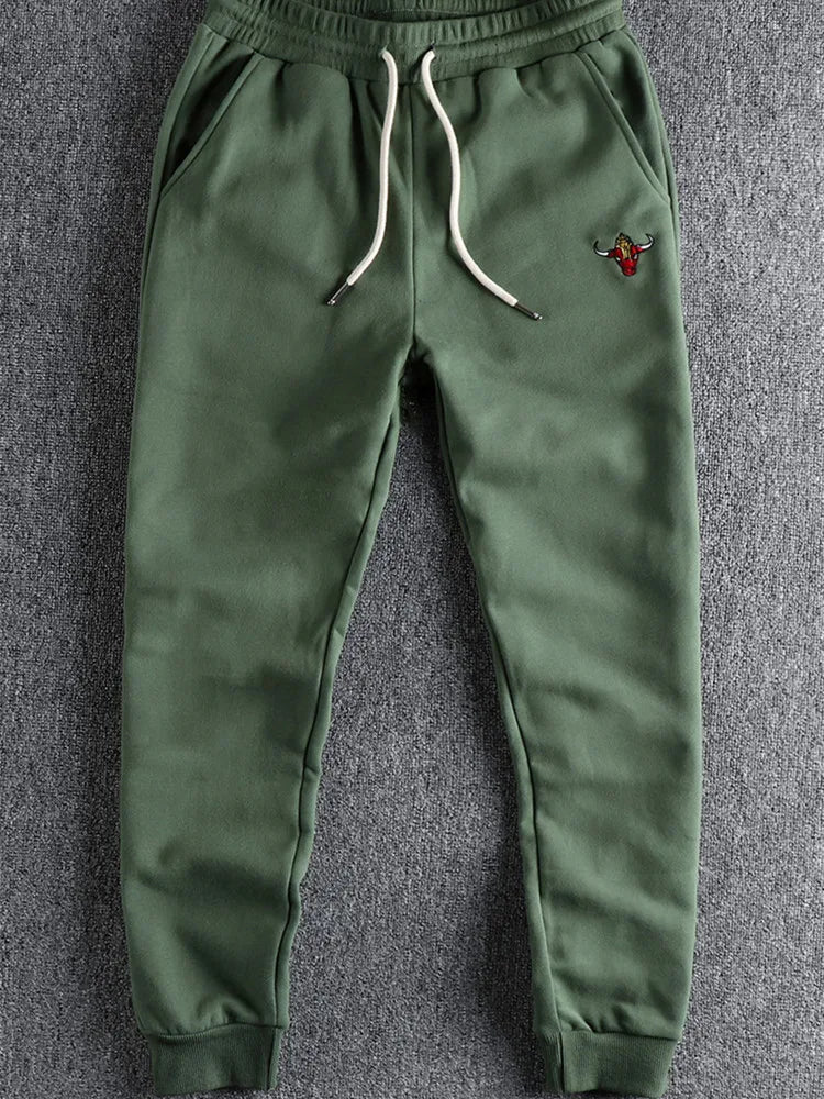 Retro velvet sport joggers - Antonios
