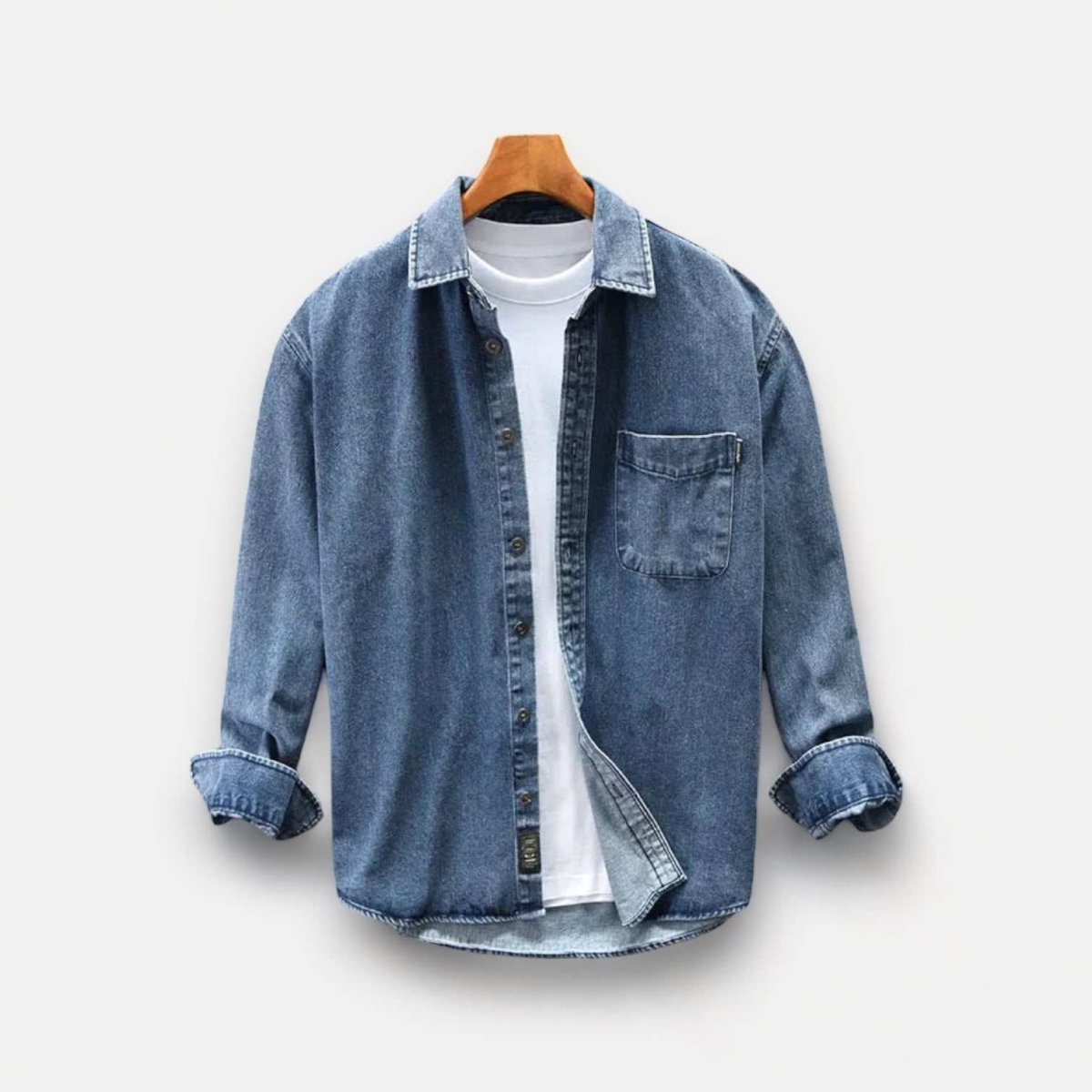 Retro vintage denim shirt - Antonios