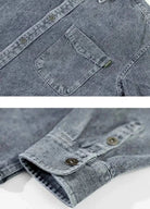 Retro vintage denim shirt - Antonios