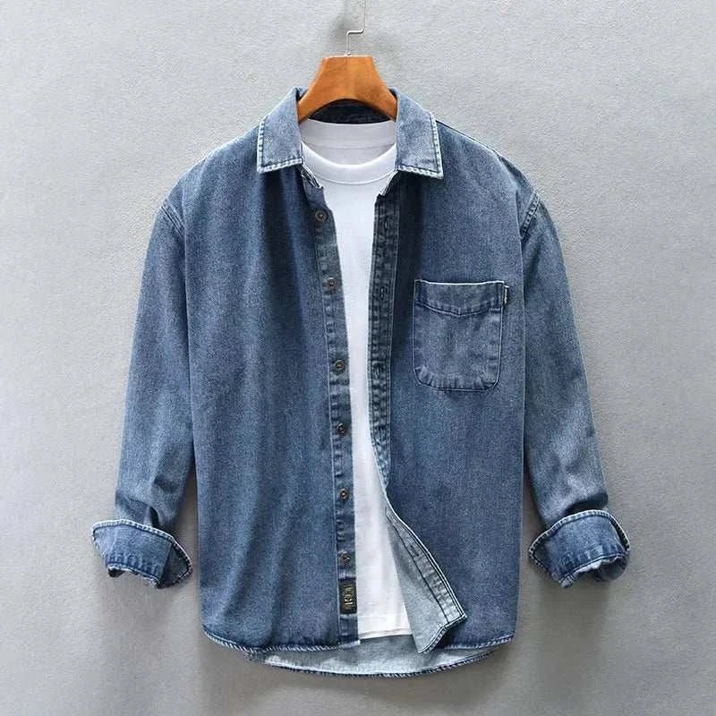 Retro vintage denim shirt - Antonios