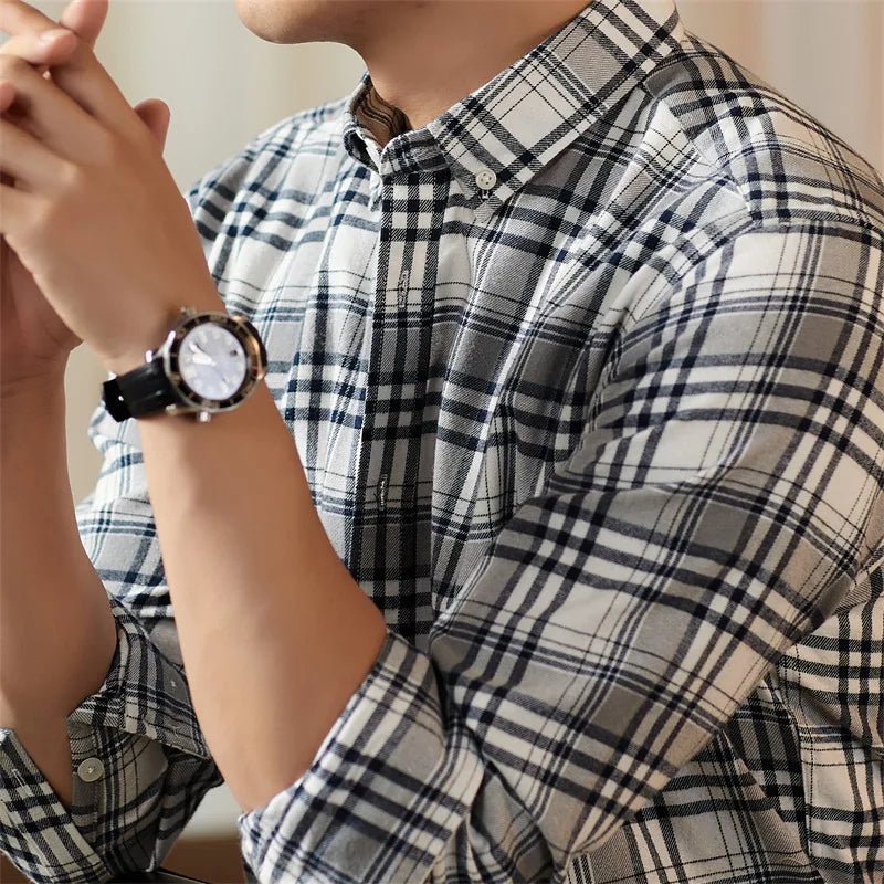 Ronald casual plaid shirt - Antonios