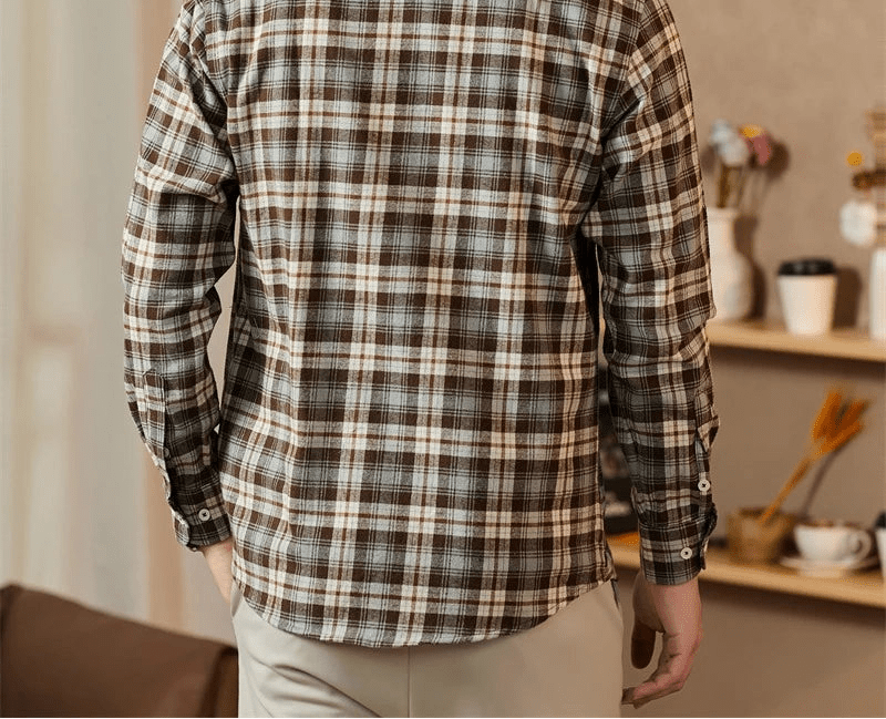 Ronald casual plaid shirt - Antonios