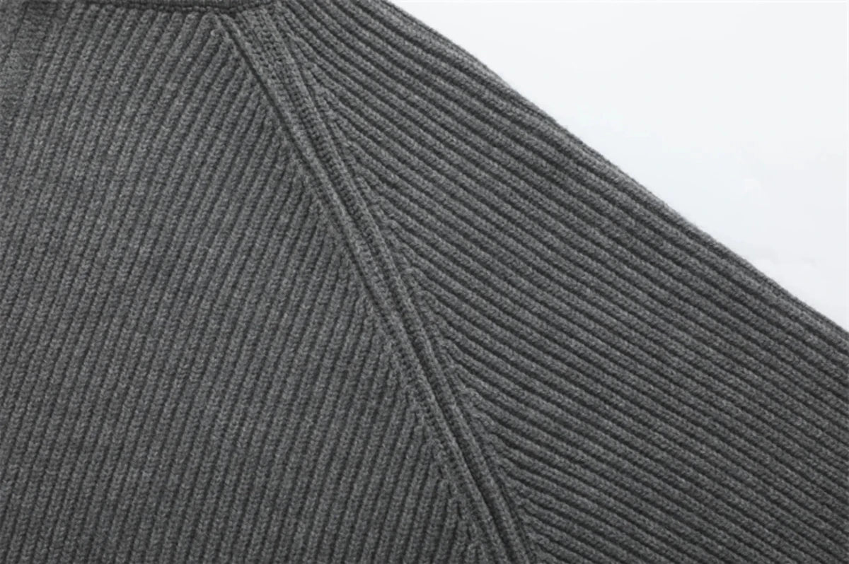 Ronald zip - front knit sweater - Antonios