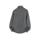 Ronald zip - front knit sweater - Antonios