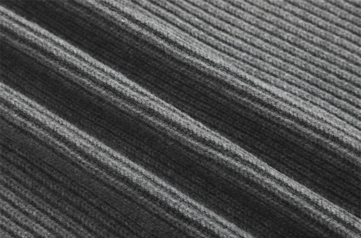 Ronald zip - front knit sweater - Antonios