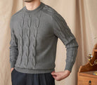 Round neck vintage sweater - Antonios