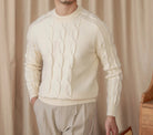 Round neck vintage sweater - Antonios