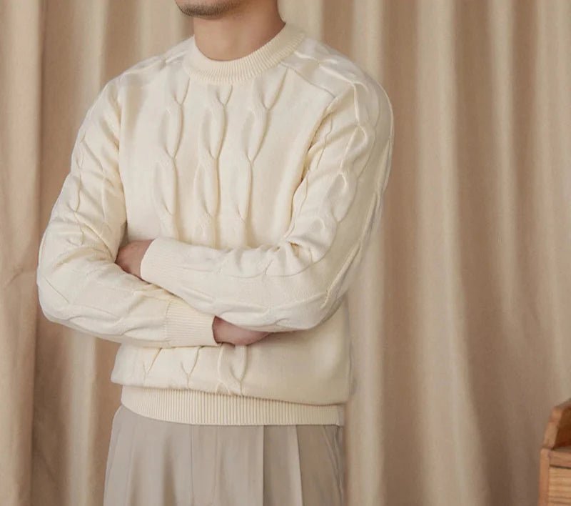 Round neck vintage sweater - Antonios