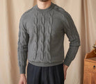 Round neck vintage sweater - Antonios