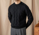 Round neck vintage sweater - Antonios