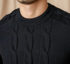 Round neck vintage sweater - Antonios