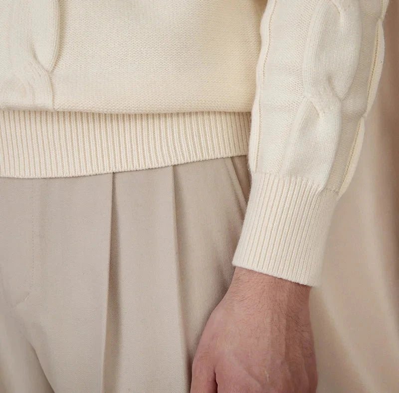 Round neck vintage sweater - Antonios