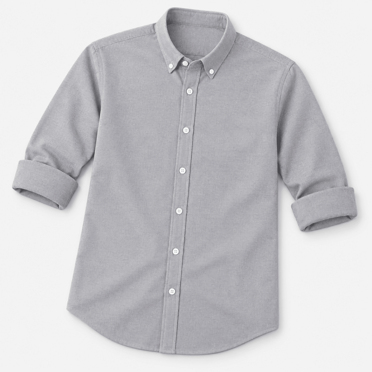 SAFARI Business formal cotton long sleeve shirt - AntoniosClothing - Gray