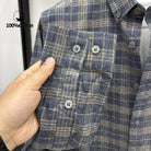 Santorini double - sided brushed shirt - Antonios