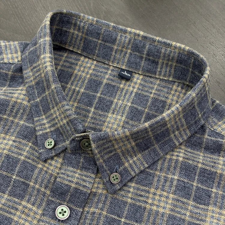 Santorini double - sided brushed shirt - Antonios