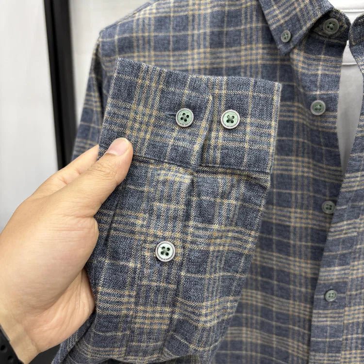 Santorini double - sided brushed shirt - Antonios