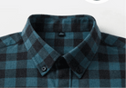 Santorini flannel plaid shirt - Antonios