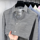 Santorini linen striped shirt - Antonios