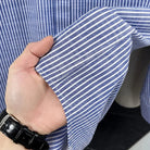 Santorini linen striped shirt - Antonios