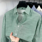 Santorini linen striped shirt - Antonios