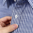 Santorini linen striped shirt - Antonios