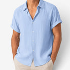 Short-sleeved cotton summer golf t-shirt - AntoniosClothing - Grey