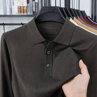 Silk - wool cashmere polo sweater - Antonios