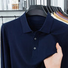 Silk - wool cashmere polo sweater - Antonios