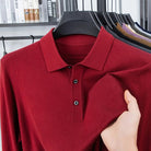 Silk - wool cashmere polo sweater - Antonios