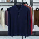 Silk - wool cashmere polo sweater - Antonios