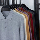 Silk - wool cashmere polo sweater - Antonios