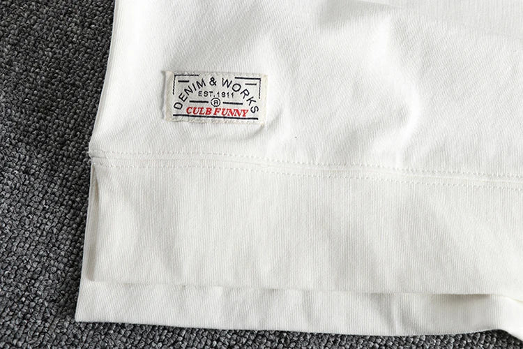 Simple cotton washed business t-shirt - Antonios