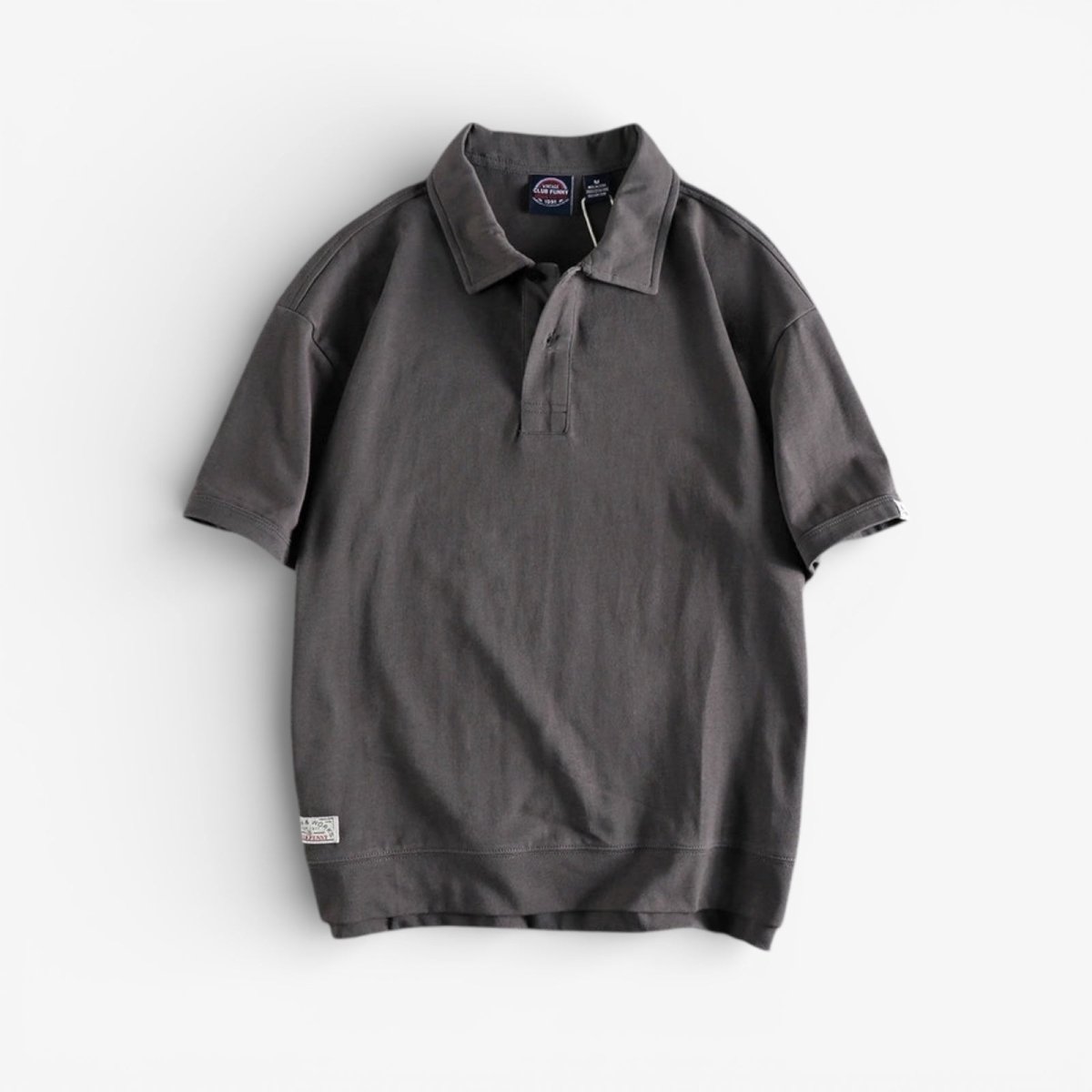 Simple cotton washed business t-shirt - Antonios