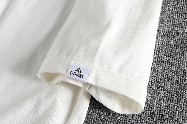 Simple cotton washed business t-shirt - Antonios