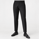 Slim fit ankle trousers - AntoniosClothing - Black