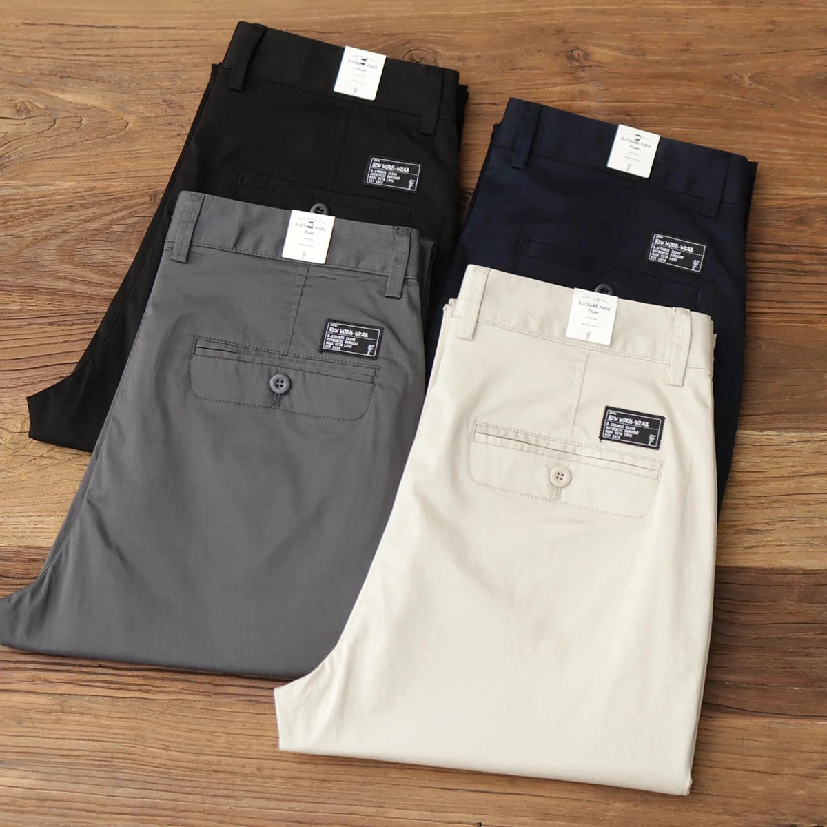 Slim fit business chinos - Antonios