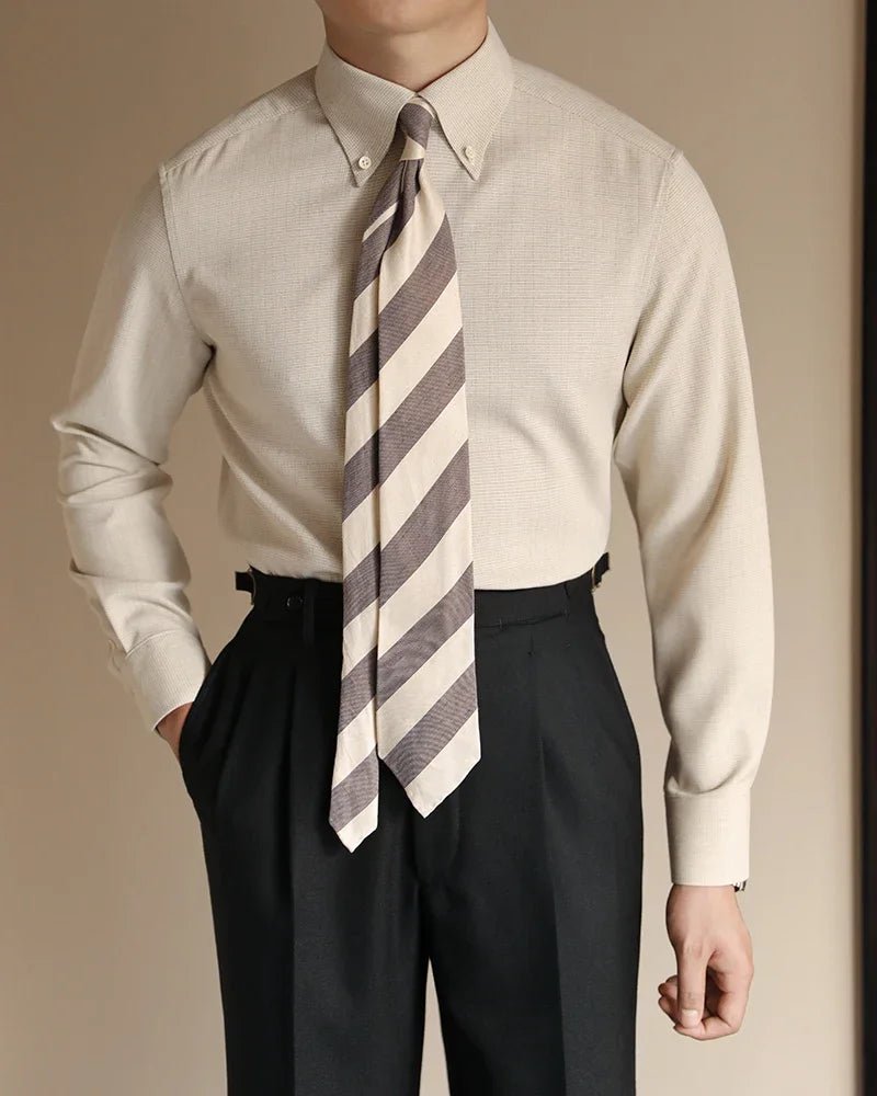 Slim fit business shirt formal and casual elegance - Antonios