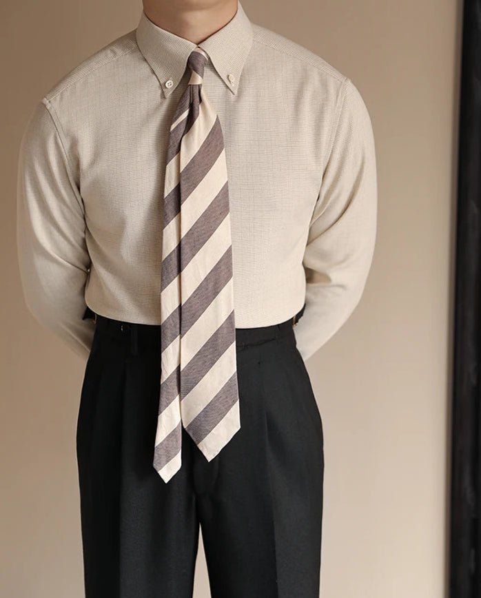 Slim fit business shirt formal and casual elegance - Antonios