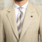 Slim fit cotton - linen blend jacket - Antonios